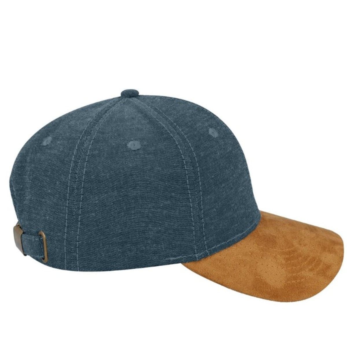 Chambray/Suede 6 Panel Cap 18