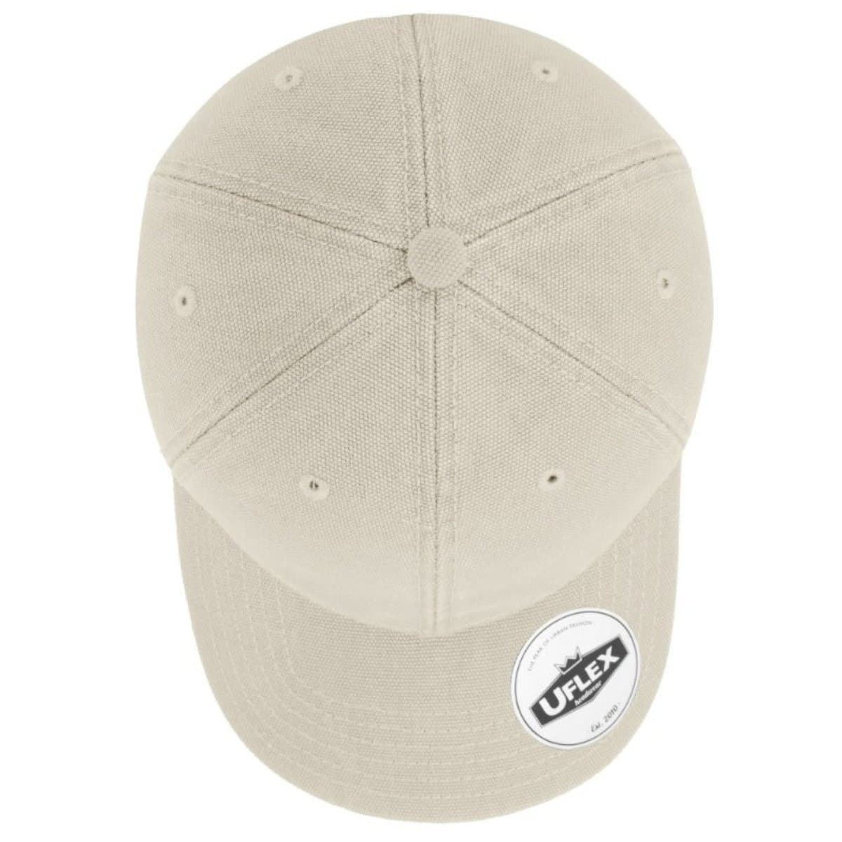 6P Washed Canvas Dad Cap - Vintage Grey 49