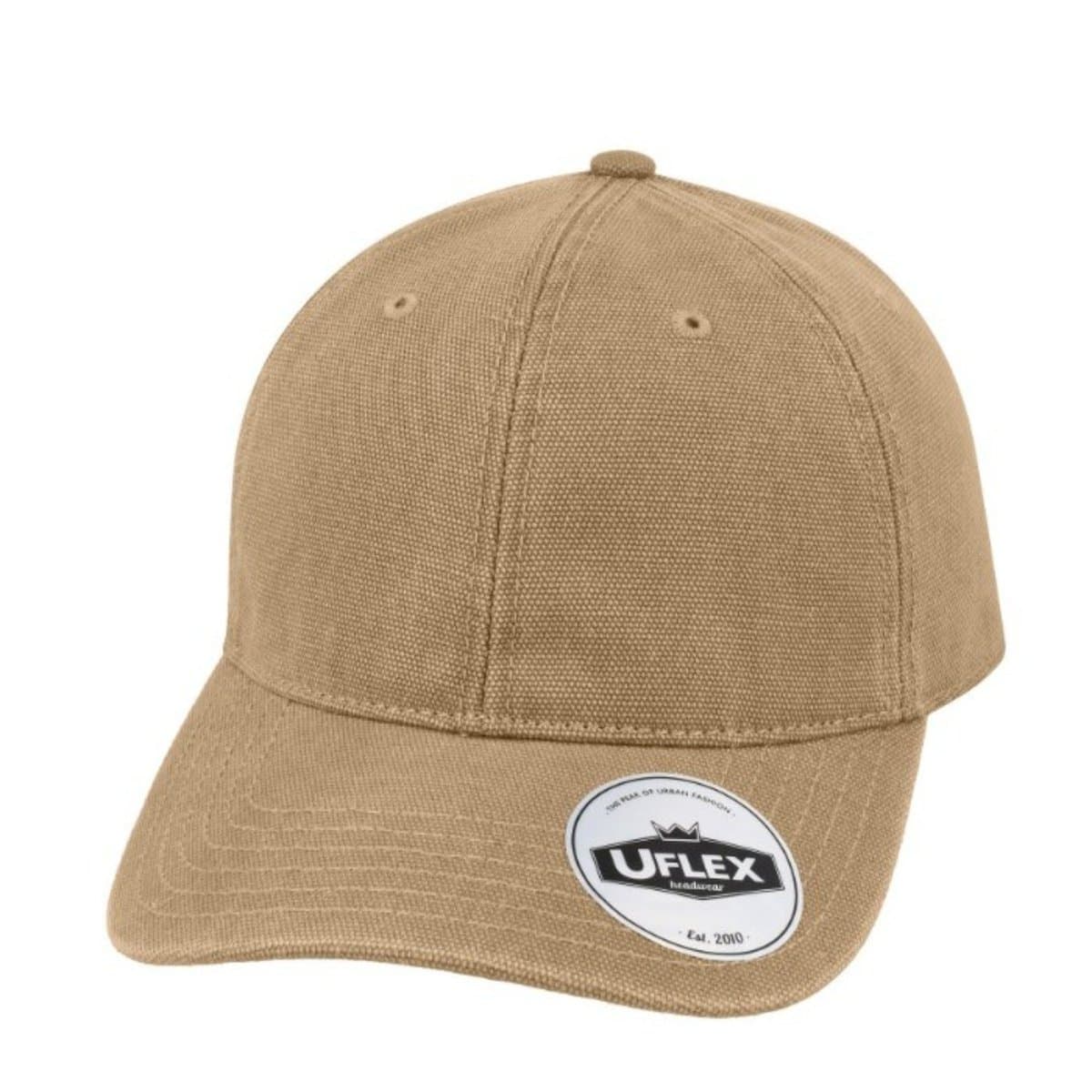 6P Washed Canvas Dad Cap - Vintage Grey 72