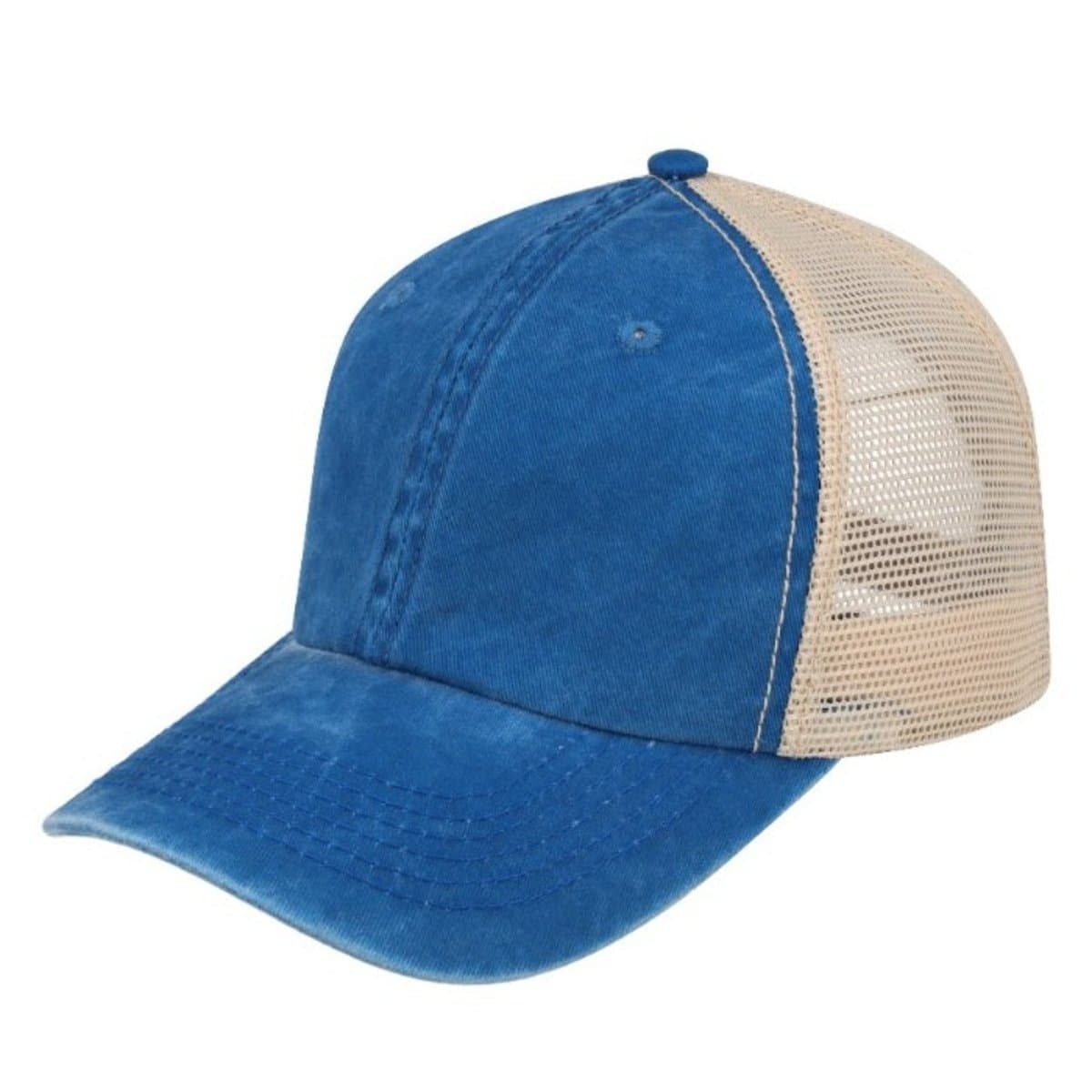 Max Wash 6 Panel Trucker - Aqua 7