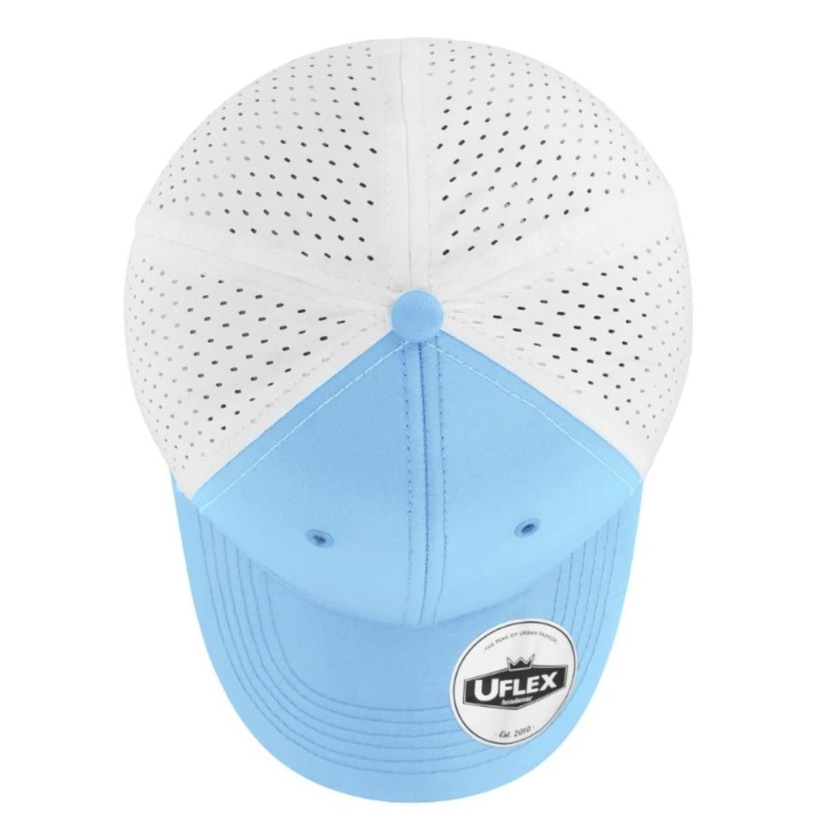 Uflex High Tech 6P Curved Peak - Royal/White 62