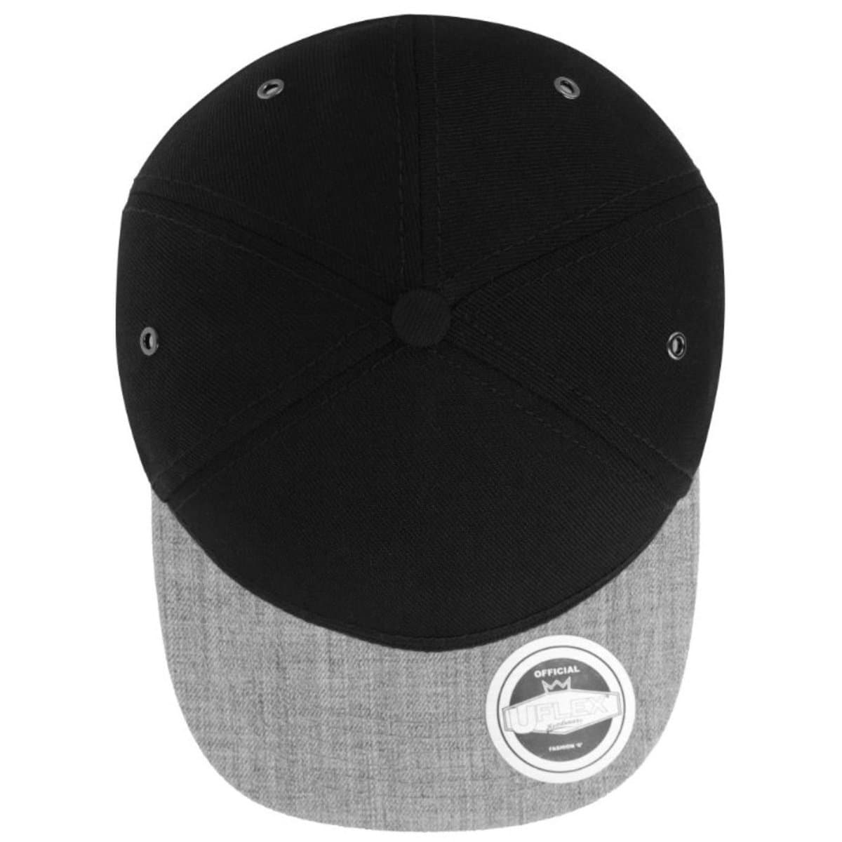 Uflex Fashion 6P Snapback - Black/Grey 14