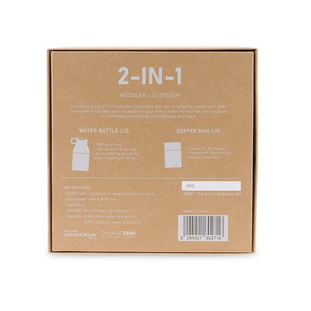 RUVO - CHANGE ZERO 2-in-1 Modular Hydration Gift Set 7