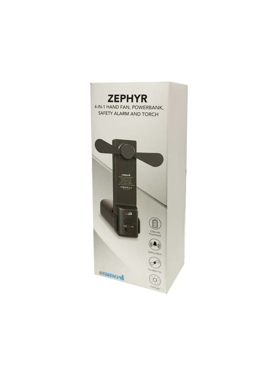 ZEPHYR - @memorii 4-in-1 Fan Powerbank, Safety Alarm & Torch 3