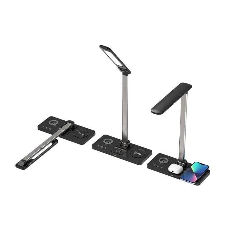 VELES - @memorii 3 in 1 Wireless Charger with Desk Lamp 7