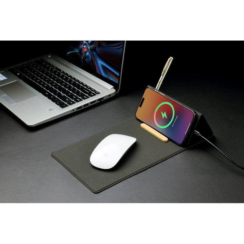 BLACE - CHANGE ZERO Recycled PU 15W Wireless Mousepad & Desk Organizer 9