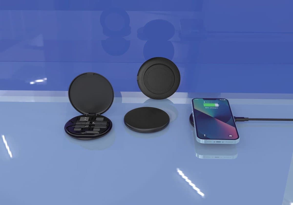 OSLO Mag - @memorii Recycled 15W Magnetic Wireless Charger Multicable Set 7
