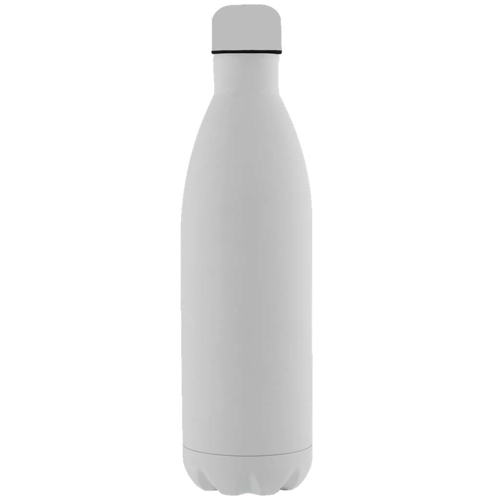 VALENCE - Soft Touch lnsulated Water Bottle - 1L - White 1