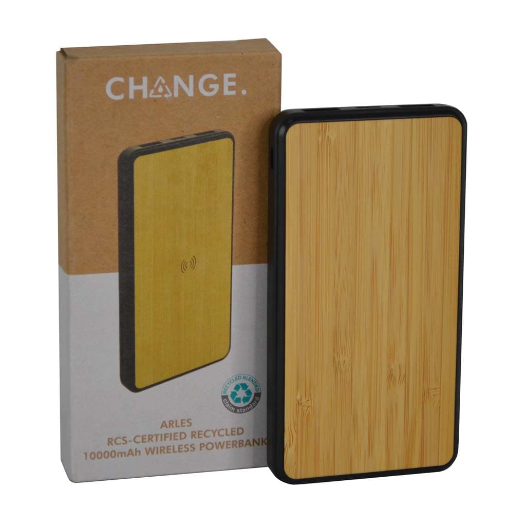 ARLES - CHANGE Collection RCS Recycled 10000mAh Wireless Powerbank 6