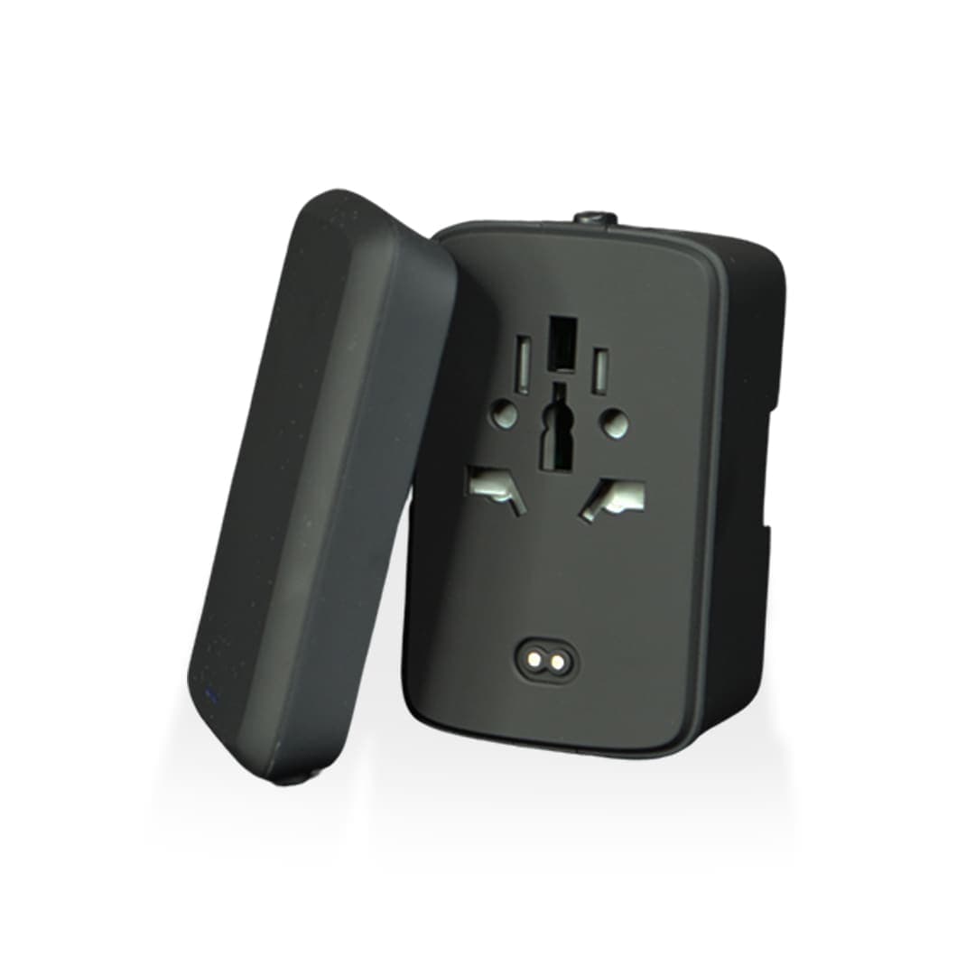 BILZEN - @memorii World Travel Adapter with 5000mAh Powerbank 3