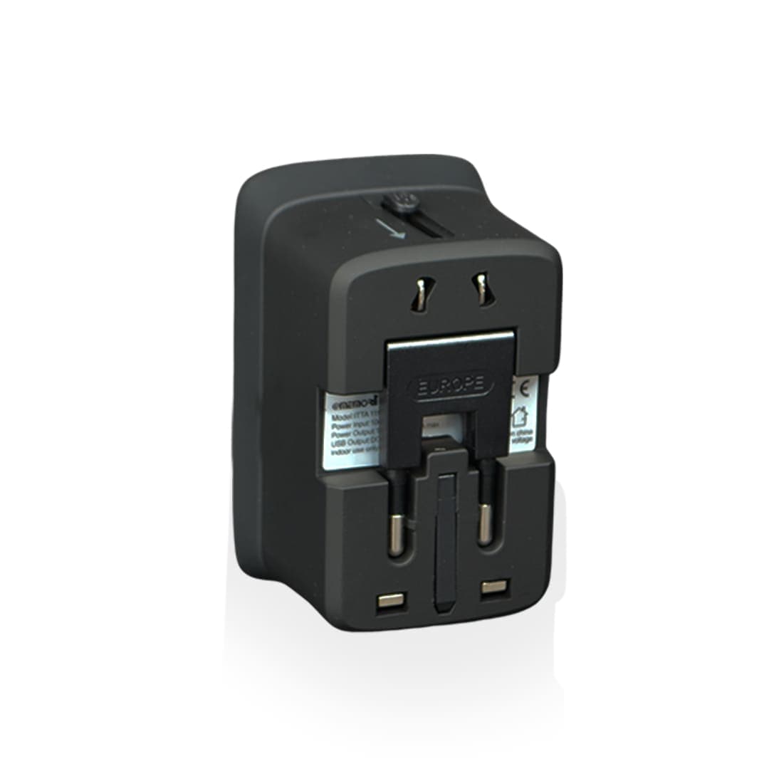 BILZEN - @memorii World Travel Adapter with 5000mAh Powerbank 4