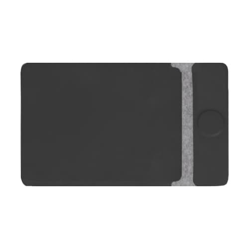 CAMDEN - Giftology 14" Felt Laptop Sleeve With 15W Magnetic Charger - Black 5