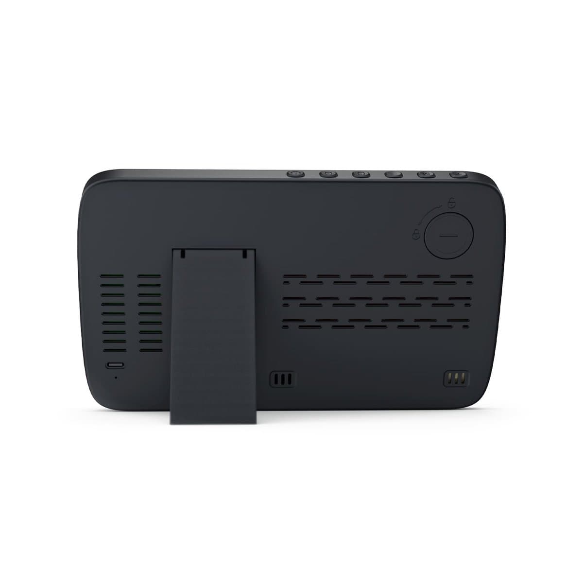 RISE - Giftology Digital Alarm Clock & Wireless Charger - Black 4