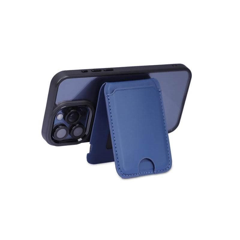 MAG3 - Giftology 3-in-1 Magnetic Wireless Charger Card Holder - Navy 5