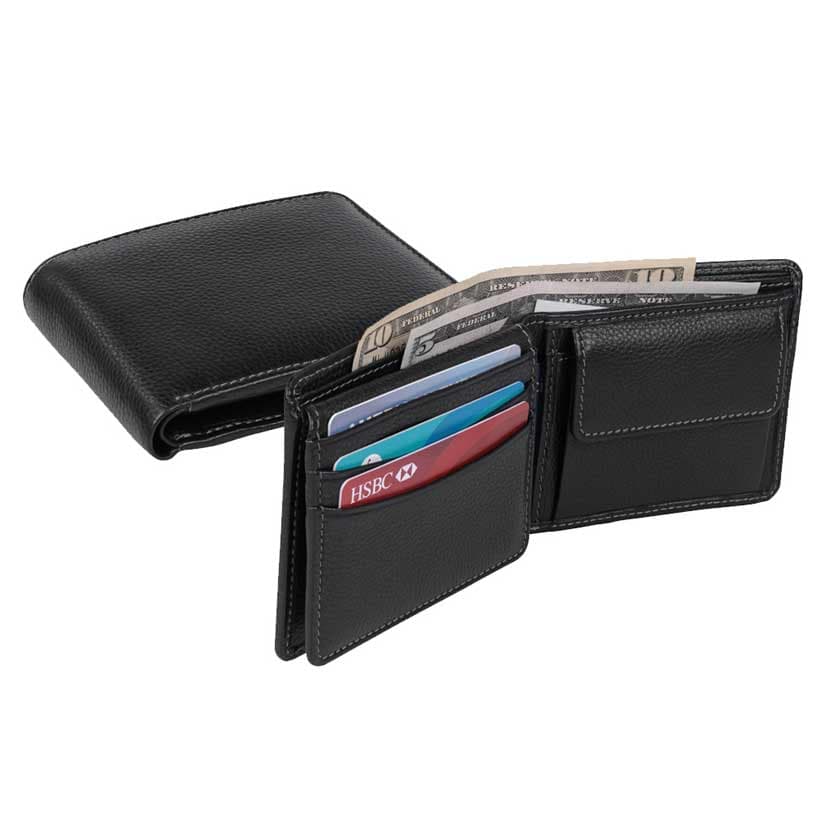 TOLUCA - SANTHOME Men's Wallet In Genuine Leather (Anti-microbial) 1