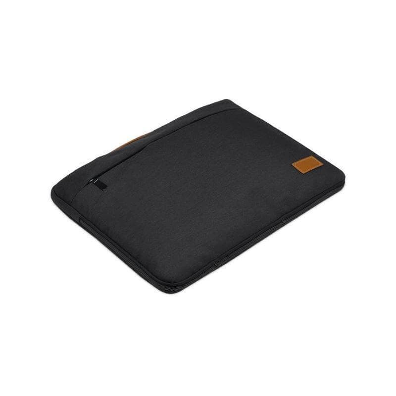 SALCEA - Santhome® 15" Laptop Sleeve - Black/Tan 6