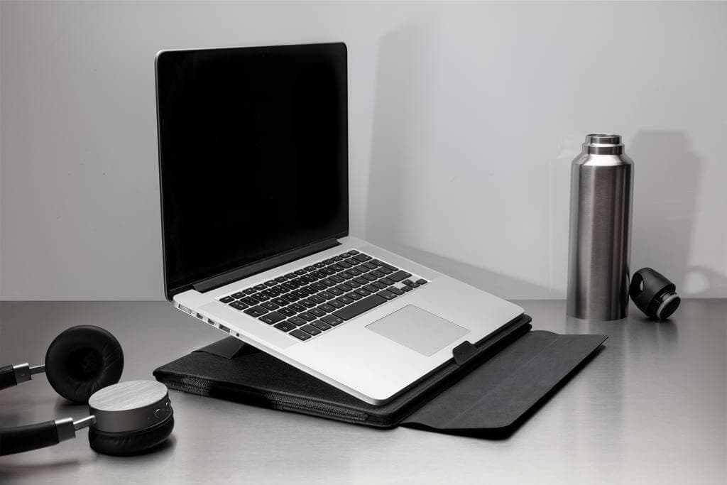 FULDA - CHANGE Collection RPET Laptop Case & Workstation - Black 8