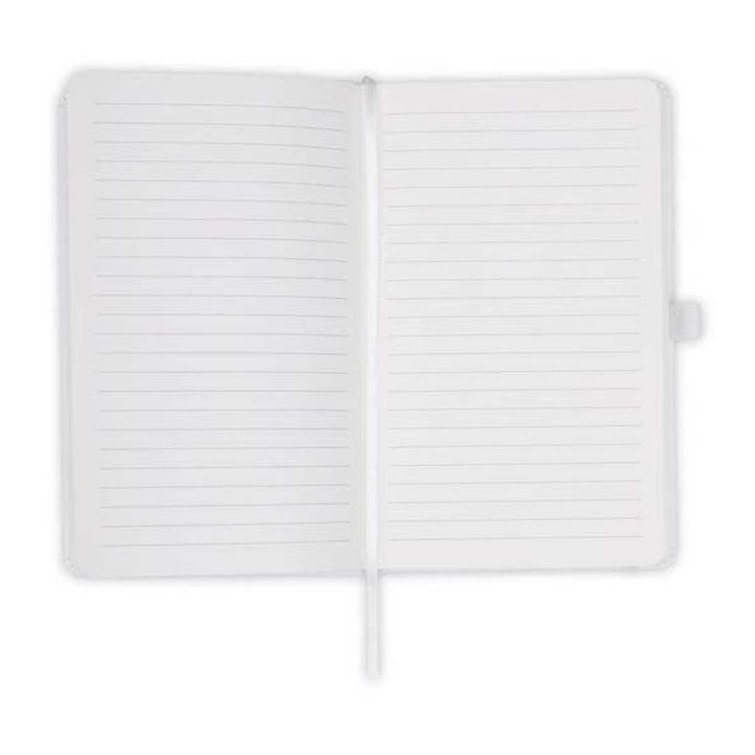 BARON - Santhome Expanded A5 Hard Cover Notebook - White 3