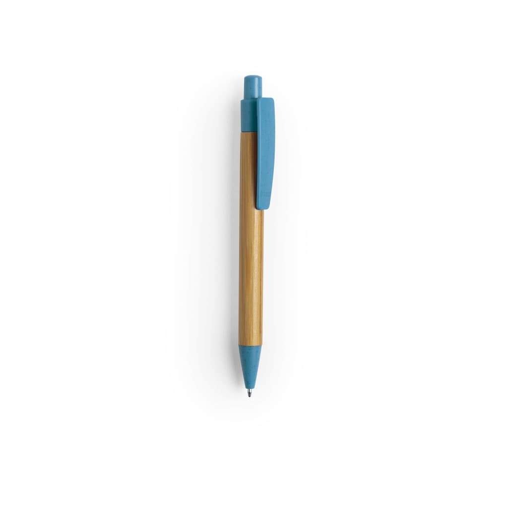 SERANG - eco-neutral Bamboo Wheat Straw Pen - Blue 1