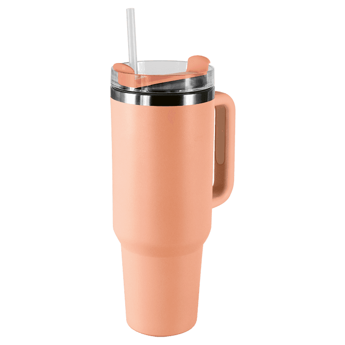 1.2L Double Walled Travel Mug with Straw 3