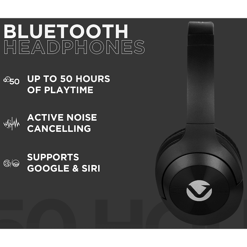 Volkano Rhapsody 3.0 Series Active Noise Cancelling BT Headphones 4