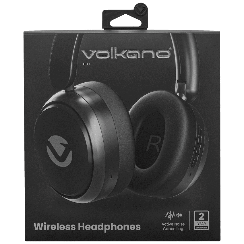 Volkano Lexi Bluetooth Headphone with ANC - Black 9