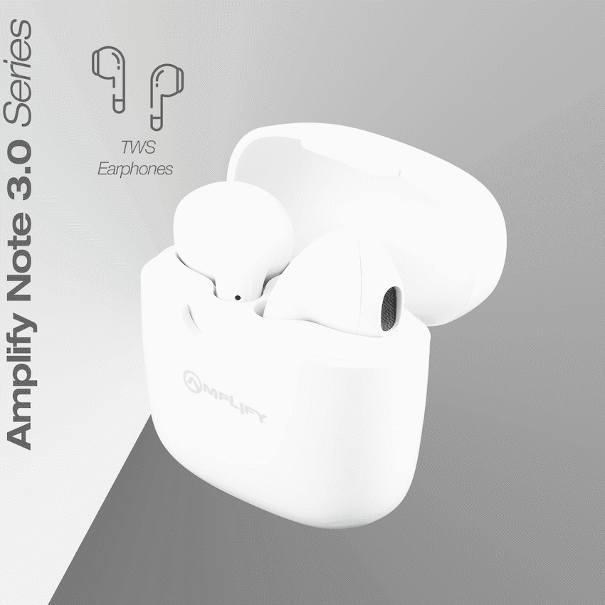 Amplify Note 3.0 Series TWS Earphones - White 3