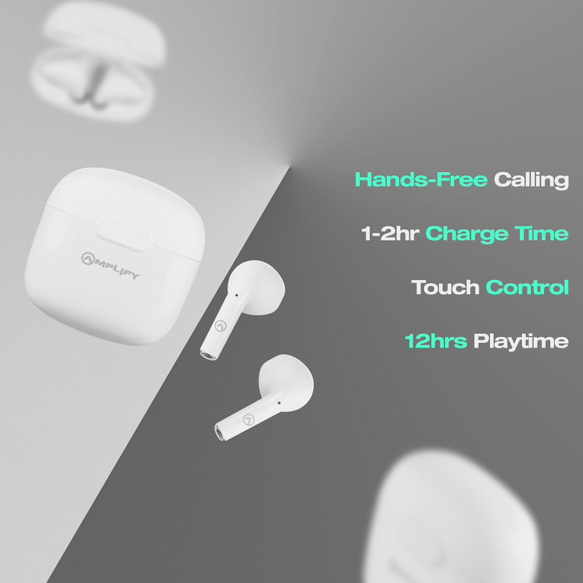 Amplify Note 3.0 Series TWS Earphones - White 4