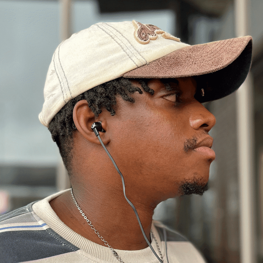 Amplify Vibe Series Earphones with Mic - Black and Grey 5