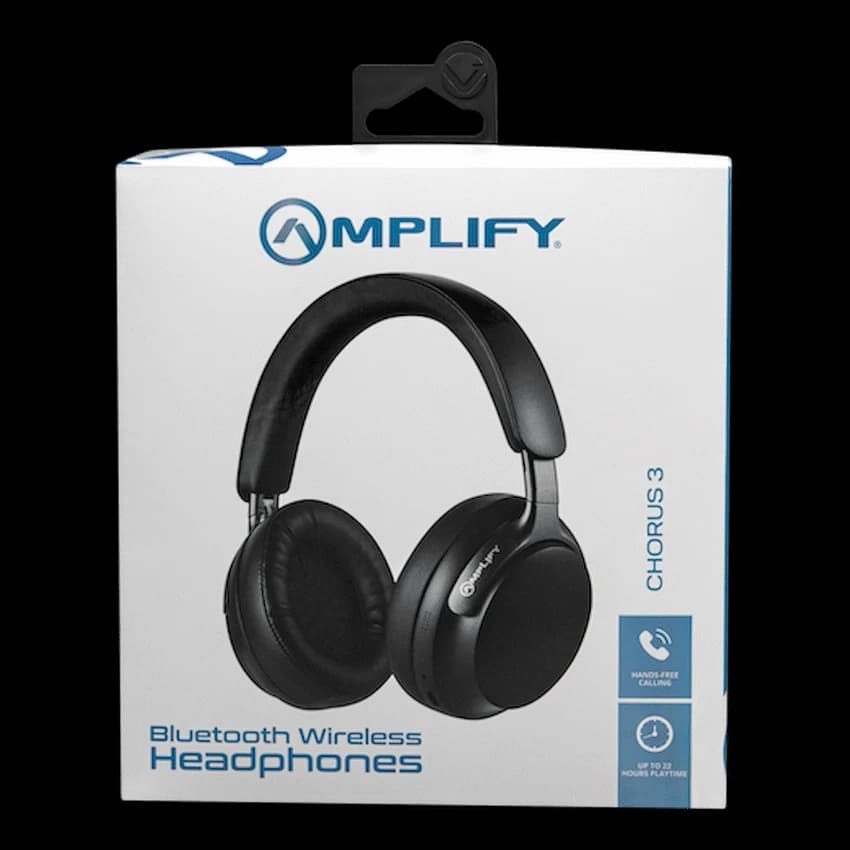 Amplify Chorus 3 Bluetooth Wireless Headphones - Black 7