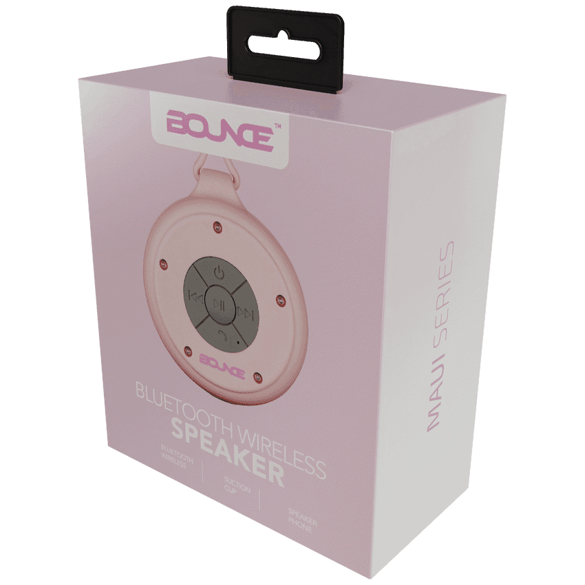 Bounce Maui Series Portable Bluetooth Speaker  - Pink 2