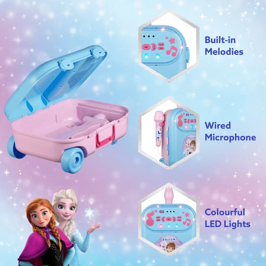 Disney Frozen Bluetooth Wheely Karaoke Machine 5