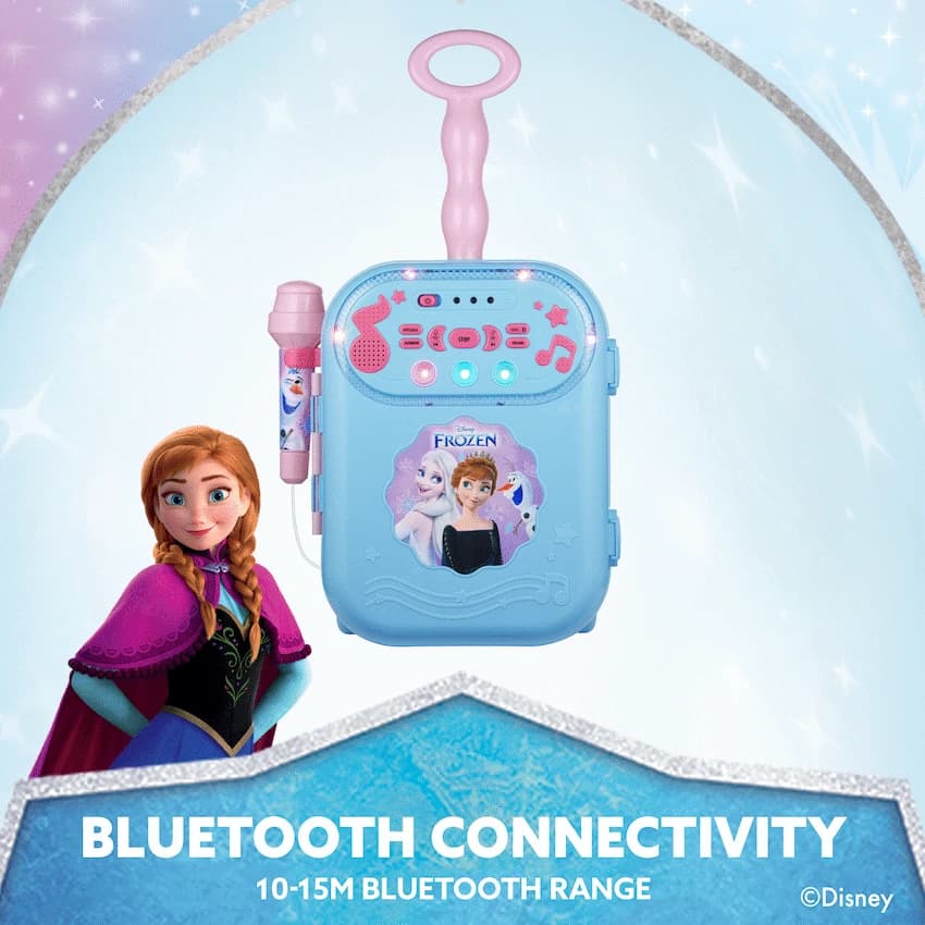 Disney Frozen Bluetooth Wheely Karaoke Machine 8