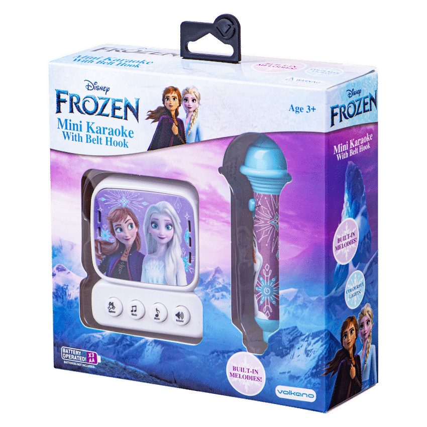 Disney Frozen Mini Karaoke Machine with Belt Hook 7