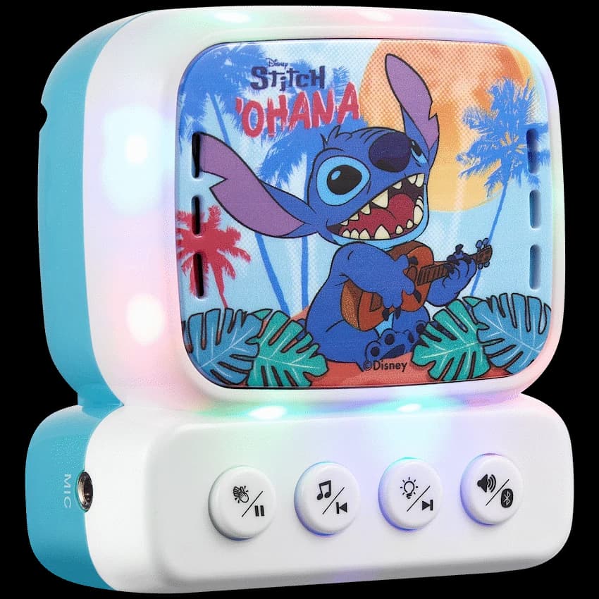 Disney Stitch Bluetooth Mini Karaoke Machine with Belt Hook 5
