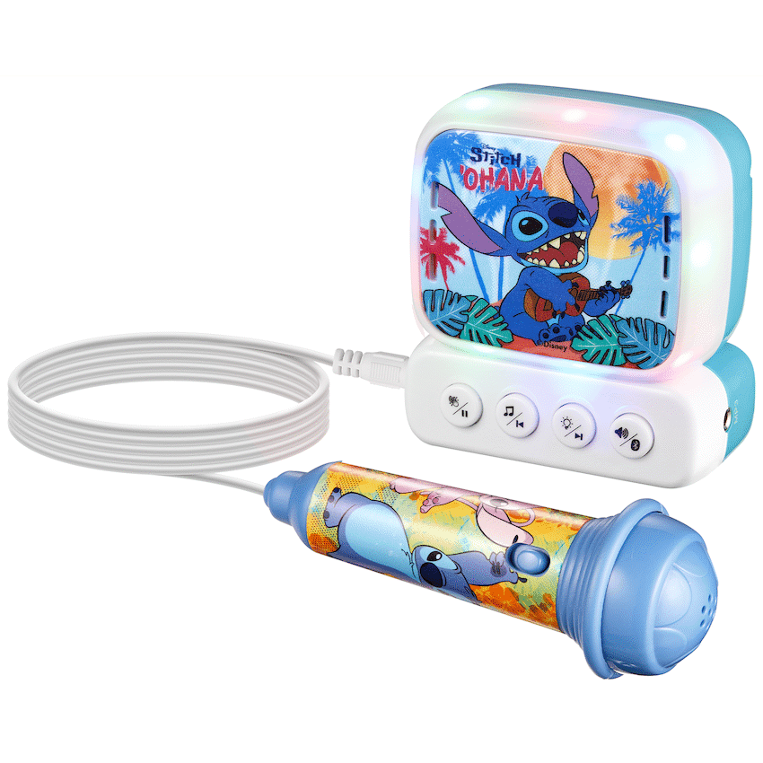 Disney Stitch Bluetooth Mini Karaoke Machine with Belt Hook 6