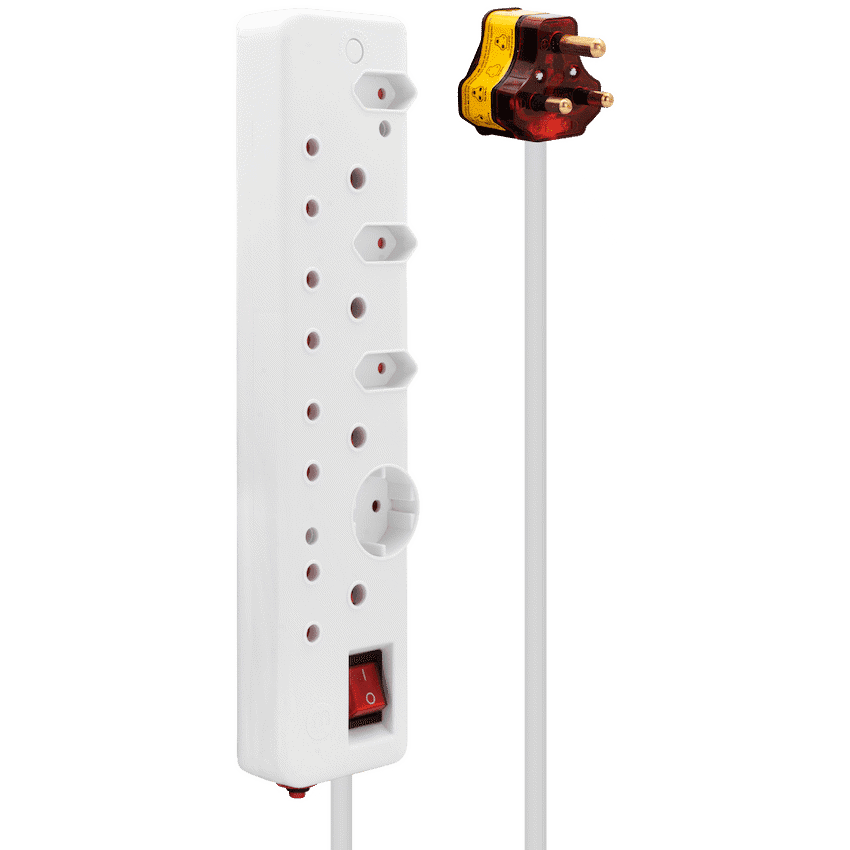 Ellies 8-Way High Surge Multiplug 0.5m 9