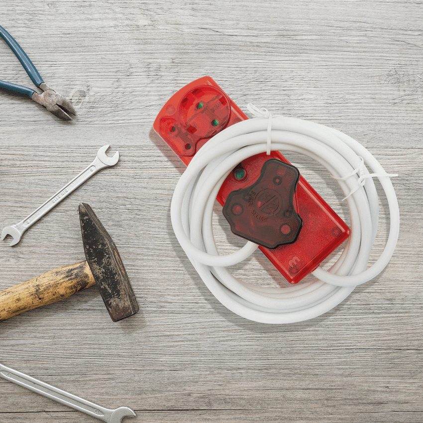 Ellies 4 Way High Surge Extension Lead - 3M 6