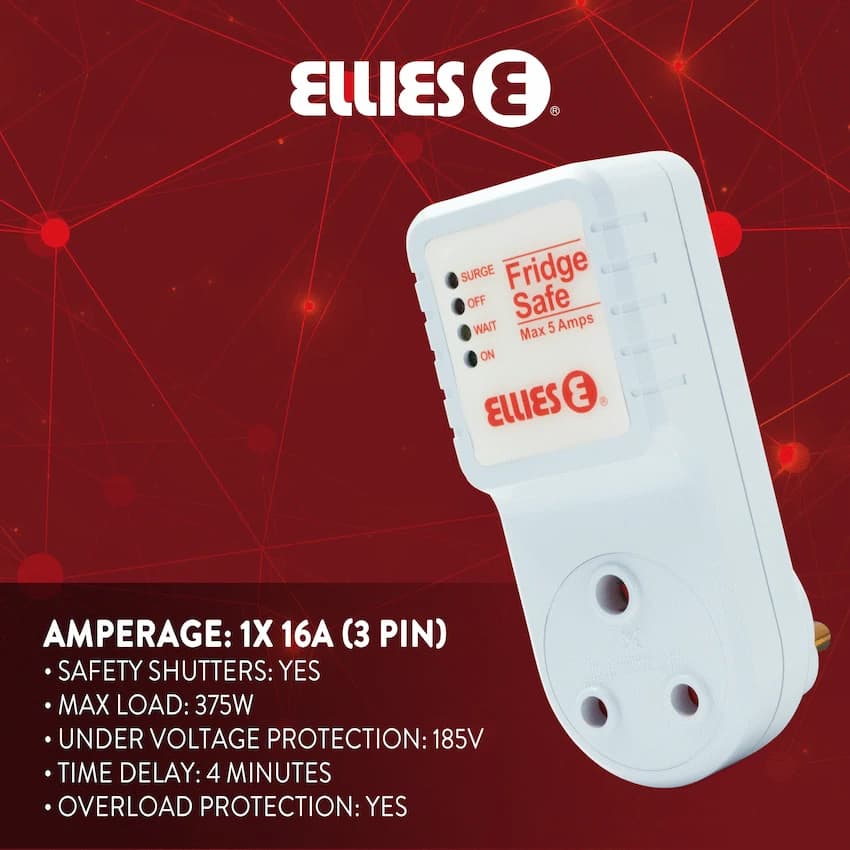 Ellies High Surge Fridge Safe Adaptor 2