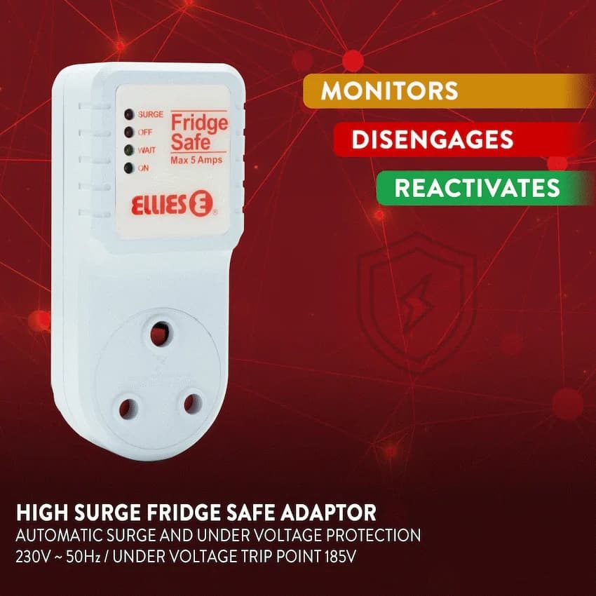 Ellies High Surge Fridge Safe Adaptor 3