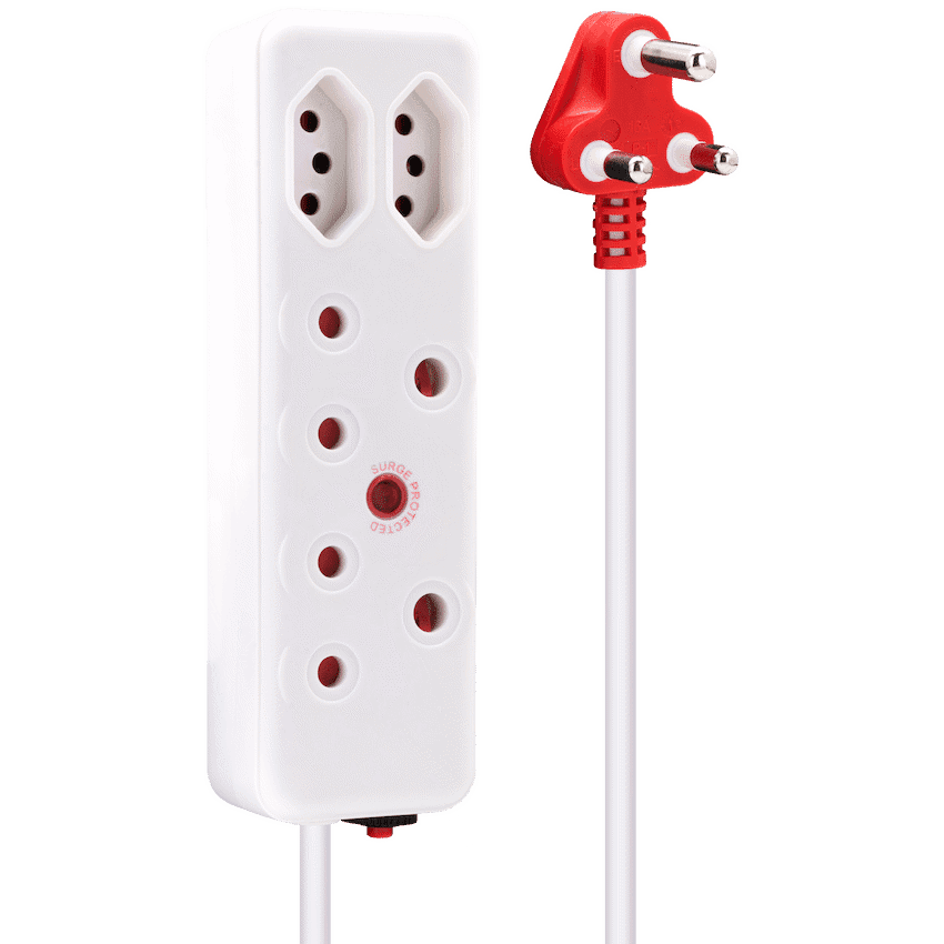 Ellies 4 Way Medium Surge Extension Lead -3M 4