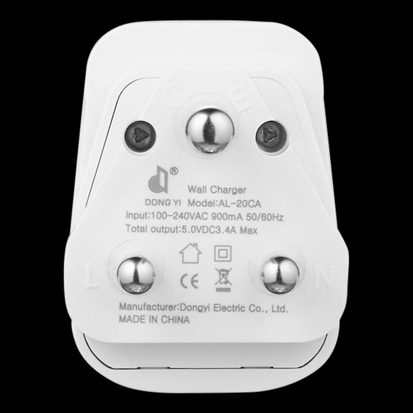 Switched Halo Fast Charge Power Adaptor, USB and Type-C Ports, Output 20w - Soft Touch Night Light 6