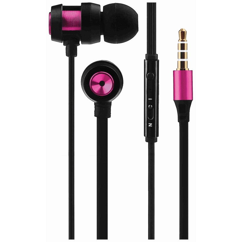 Volkano Alloy series metal earphone - Purple 2