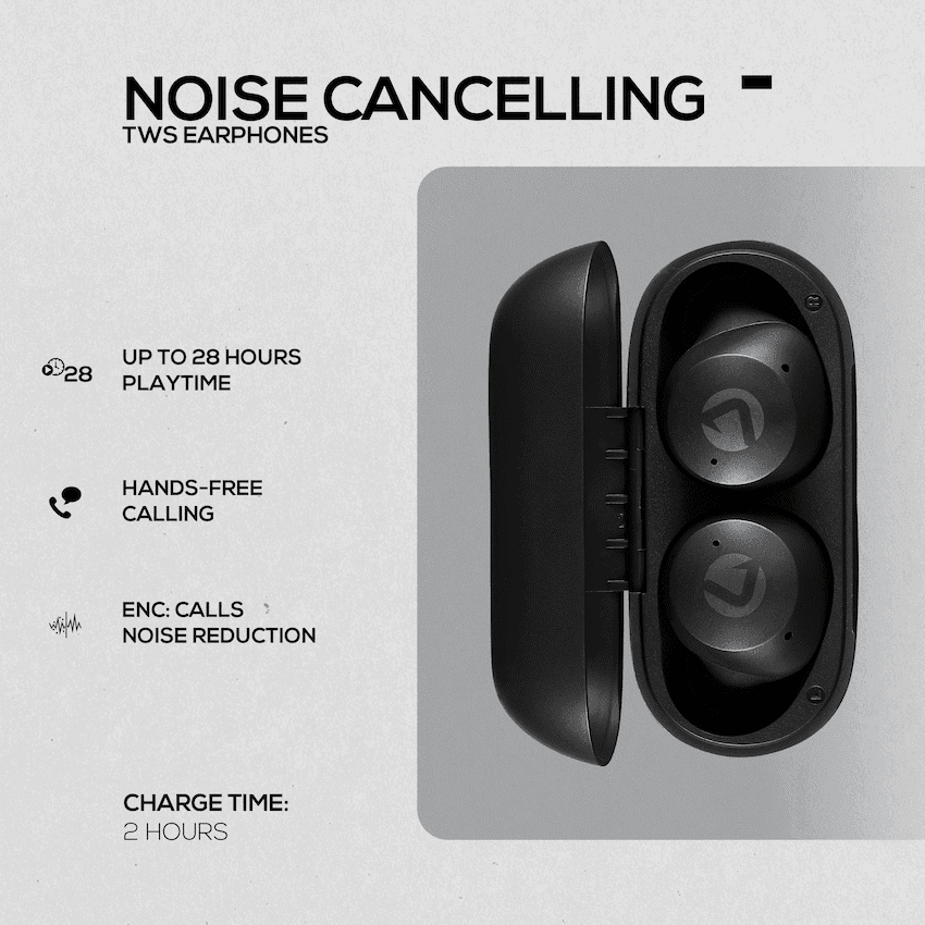 Volkano Pisces 2.0 Series TWS Earphones - Black 7