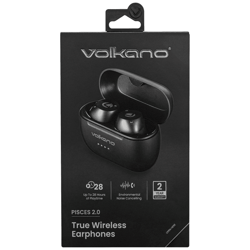 Volkano Pisces 2.0 Series TWS Earphones - Black 11