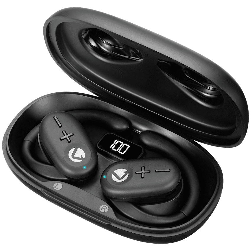 Volkano Stride Series Air Conduction TWS Earphones - Black 1