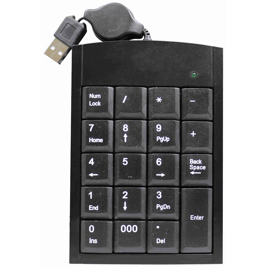 Volkano Numeric Series USB Numeric Keypad - Black 1