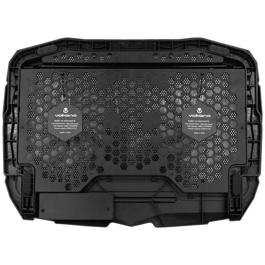 Volkano Glacier Series Upright Notebook Cooling Stand with Dual Fans 16