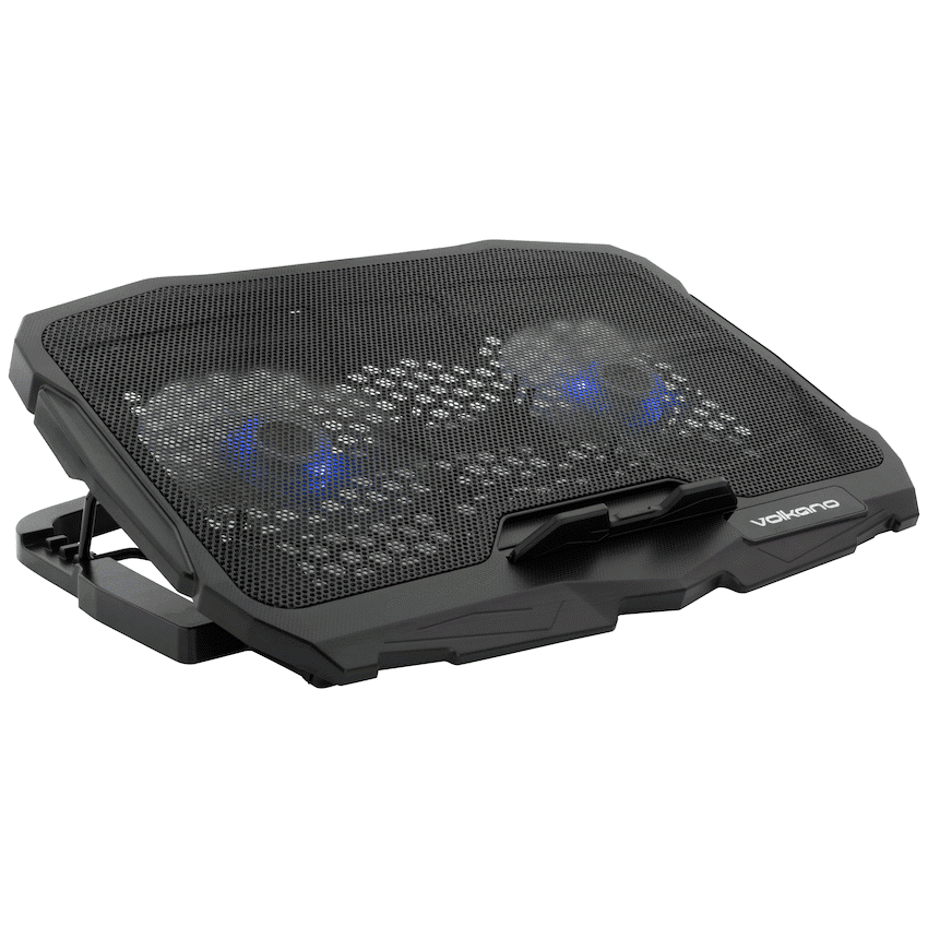 Volkano Glacier Series Upright Notebook Cooling Stand with Dual Fans 18