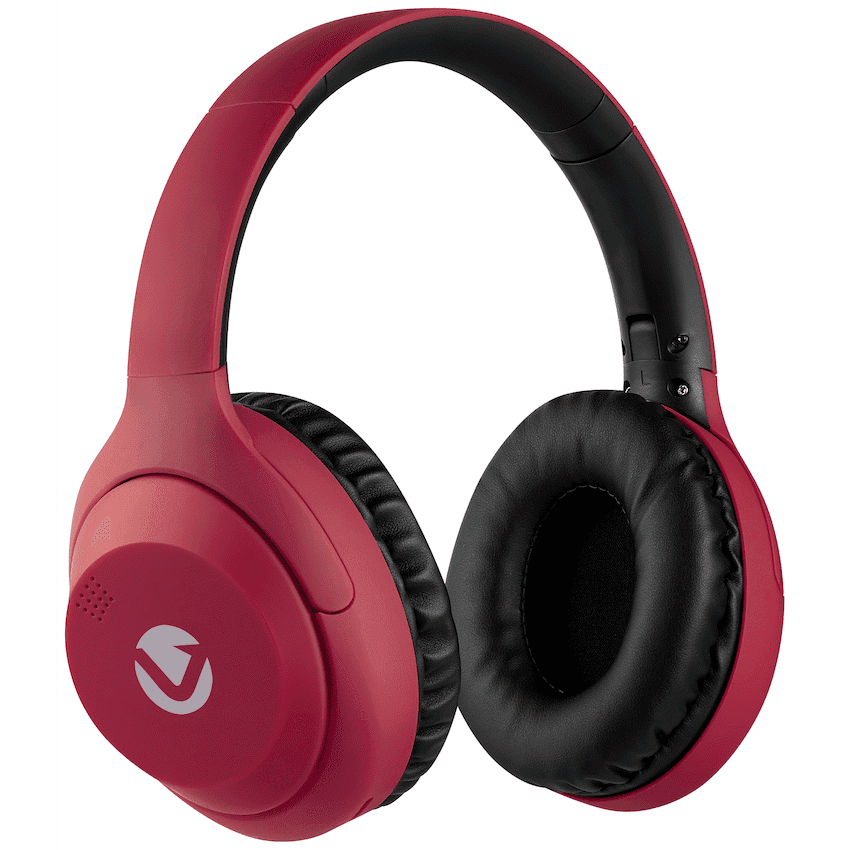 Volkano Cosmic 2 Series Bluetooth Headphones - Red 4